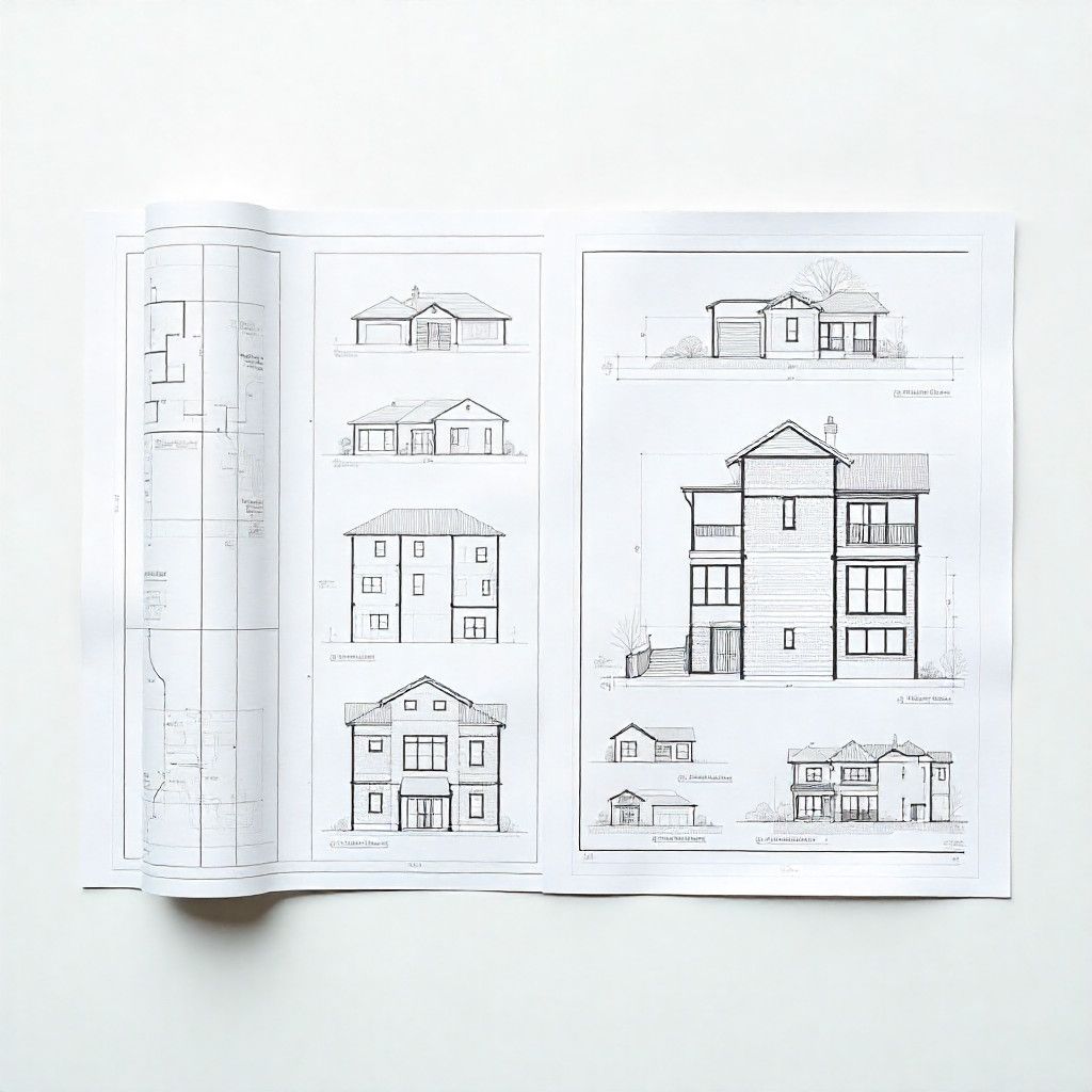 Property blueprints and real estate documents representing topics accepted for guest posting